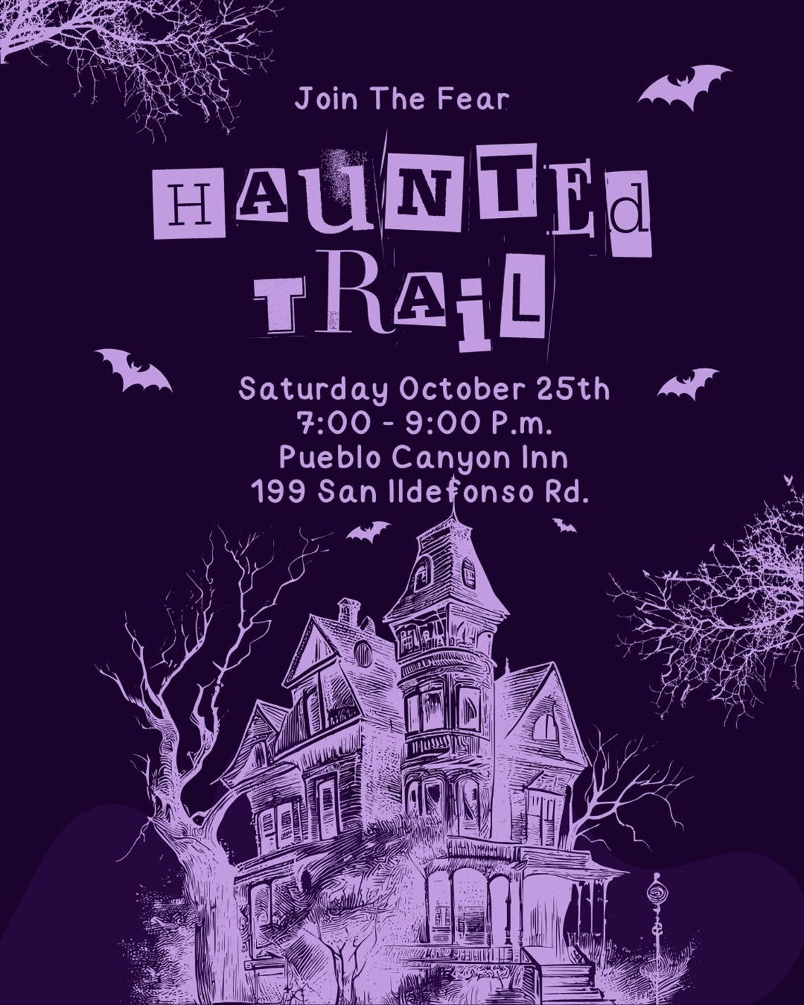 Haunted trail Pueblo Canyon Inn 2025